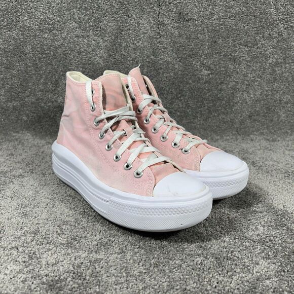 Converse CT All Star Move Hi Top A03544C Women’s Size 9 Flamingo Platform Shoes - Picture 2 of 14